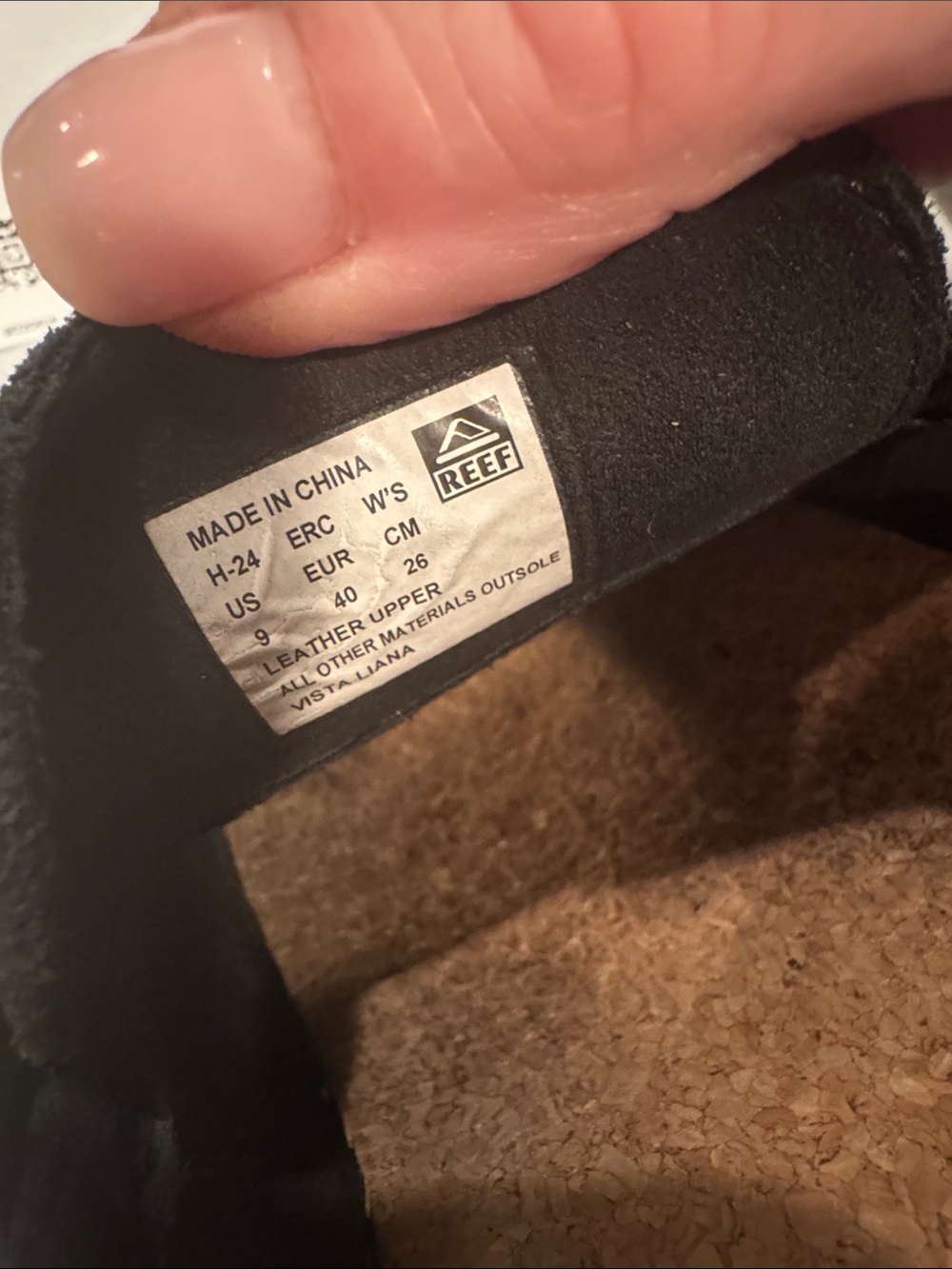 Reef Vista Liana Clog/Loafer 9 black - Picture 7 of 7